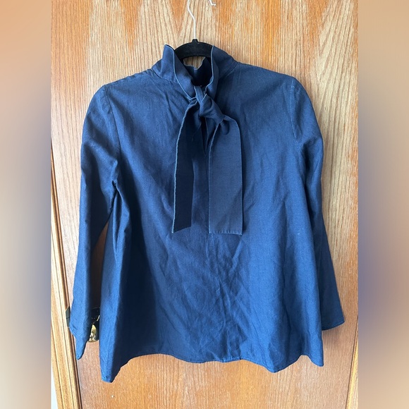 COS denim tie shirt - Picture 1 of 4